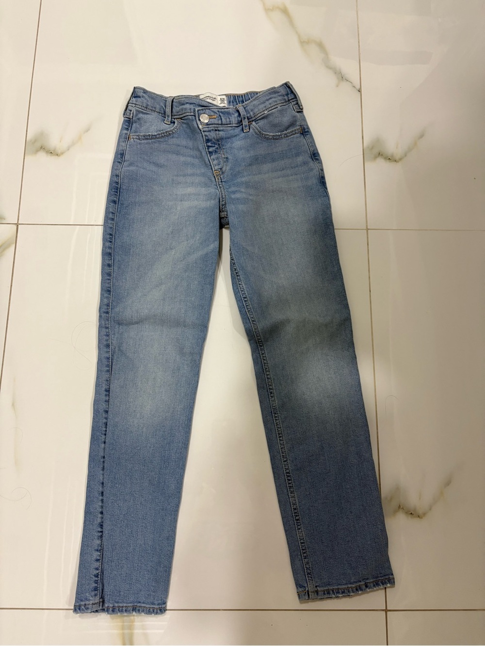 Abercrombie & Fitch girls high rise cross over waist size 9/10